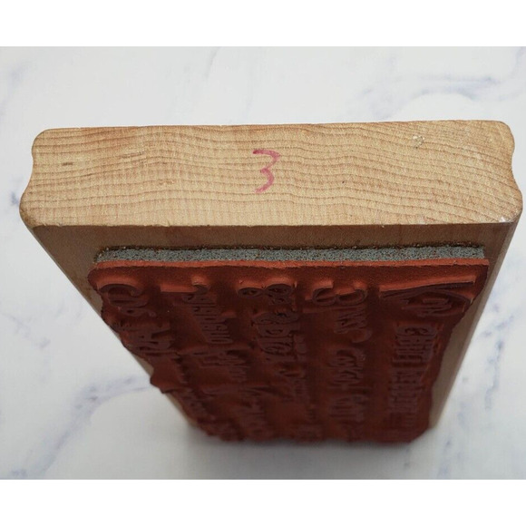 Printworks Tasty BBQ Background Wood Mounted Rubber Stamp JB2047 - Picture 7 of 7